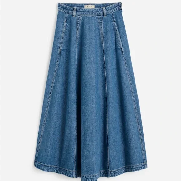 Madewell Denim Maxi Skirt - Picture 5 of 6